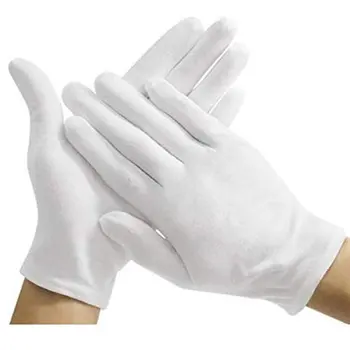 Anti-Sweat White Cotton Gloves In The Thick 12 Pairs Of One Loaded 607# Industrial Thick Cotton Gloves 
Anti-Sweat White Cotton Gloves In The Thick 12 Pairs Of One Loaded 607# Industrial Thick Cotton Gloves