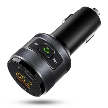QC3.0 Wireless Car FM Transmitter Kit With Dual USB Port BT 4.2 MP3 Music Player Handfree Call
QC3.0 Wireless Car FM Transmitter Kit With Dual USB Port BT 4.2 MP3 Music Player Handfree Call