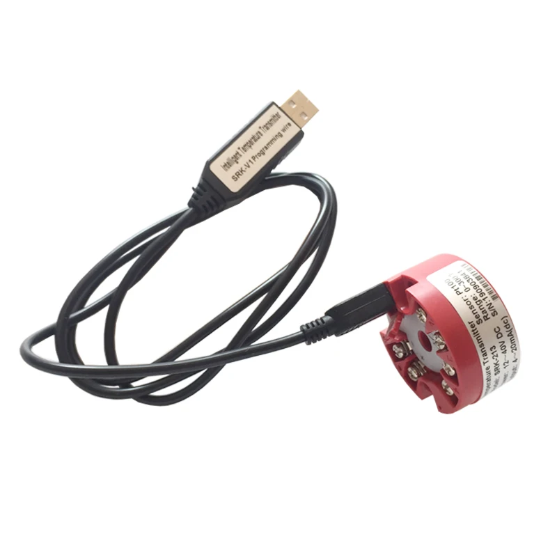 Programmable Thermocouple RTD PT100 to 4-20mA Converter TC RTD Input 4-20mA Output Head-mounted Temperature Transmitter
Programmable Thermocouple RTD PT100 to 4-20mA Converter TC RTD Input 4-20mA Output Head-mounted Temperature Transmitter
