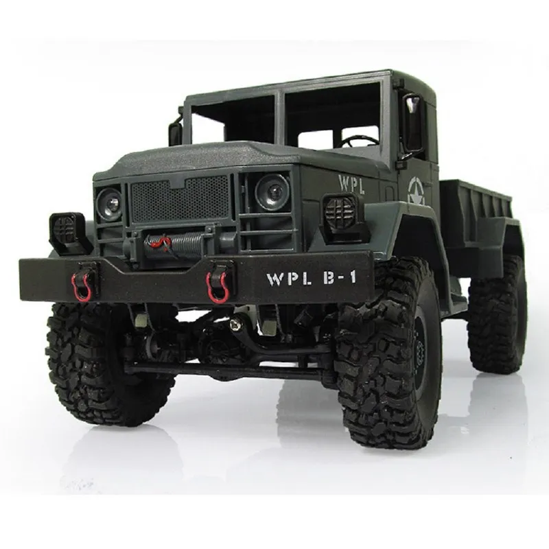 WPL B-14 RC Truck Remote Control 4 Wheel Drive Climbing Off-Road Vehicle Toy 2.4G Army Toys Car Shape with Head Lighting DIY KIT
WPL B-14 RC Truck Remote Control 4 Wheel Drive Climbing Off-Road Vehicle Toy 2.4G Army Toys Car Shape with Head Lighting DIY KIT