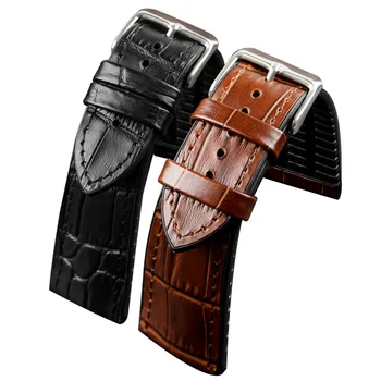 Allbai Top Quality 2020 Mans Watch Rubber + Header Level Leather Strap 20 22 24M Leather Mens Waterproof Soft Strap
Allbai Top Quality 2020 Mans Watch Rubber + Header Level Leather Strap 20 22 24M Leather Mens Waterproof Soft Strap