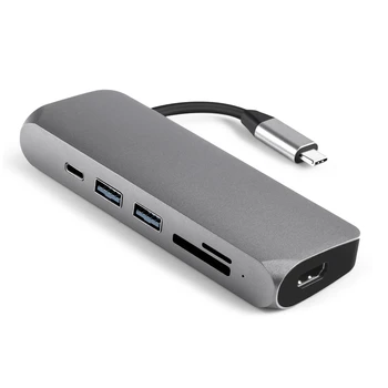 Type C To Hdmi Hub Adapter Hdmi+Pd+Usb 3.0x2+Sd/Tf Converter for Maecbook Pro/Pc/Switch/Meeting/Game
Type C To Hdmi Hub Adapter Hdmi+Pd+Usb 3.0x2+Sd/Tf Converter for Maecbook Pro/Pc/Switch/Meeting/Game