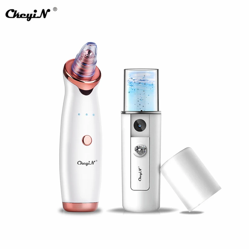 CkeyiN Skin Care Face Deep Pore Acne Pimple Removal Vacuum Suction +Mini Rechargeable Facial Nebulizer Hydrating Beauty Device
CkeyiN Skin Care Face Deep Pore Acne Pimple Removal Vacuum Suction +Mini Rechargeable Facial Nebulizer Hydrating Beauty Device