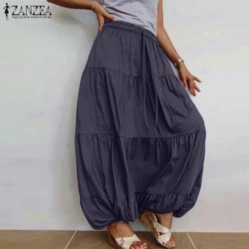 ZANZEA Women Skirts Elastic Waist Solid Long Skirts Female Autumn Vintage Baggy Ruffles Vestido Ladies Casual Skirts Jupe Robe
ZANZEA Women Skirts Elastic Waist Solid Long Skirts Female Autumn Vintage Baggy Ruffles Vestido Ladies Casual Skirts Jupe Robe