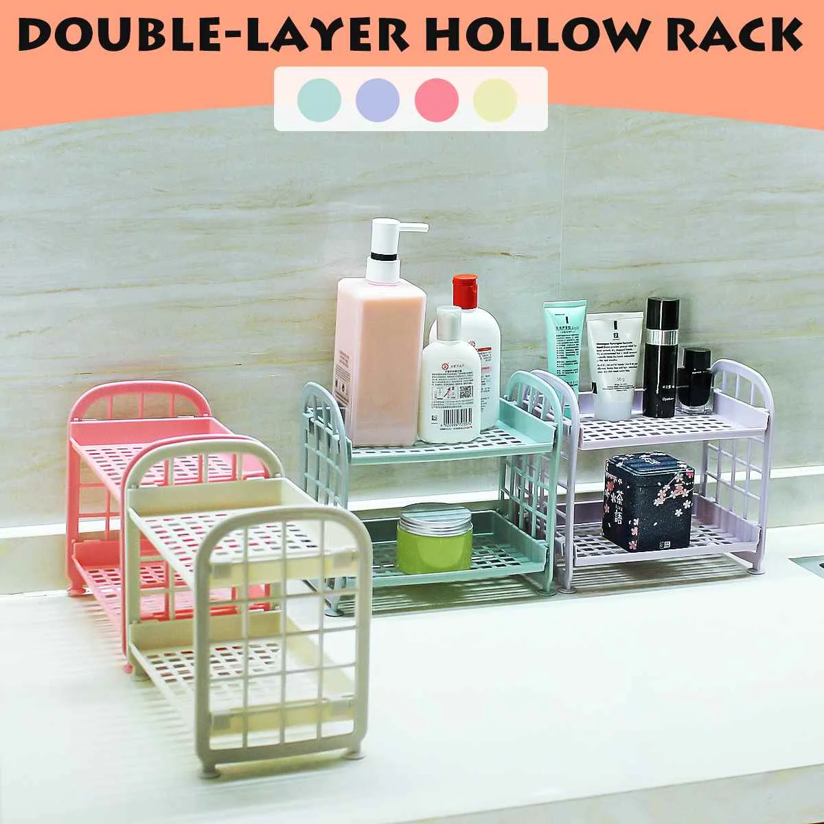 2-Layer Detachable Kitchen Storage Rack For Collect Organize Cosmetics And Small Items Home Desktop Storage Box Bathroom Shelf
2-Layer Detachable Kitchen Storage Rack For Collect Organize Cosmetics And Small Items Home Desktop Storage Box Bathroom Shelf