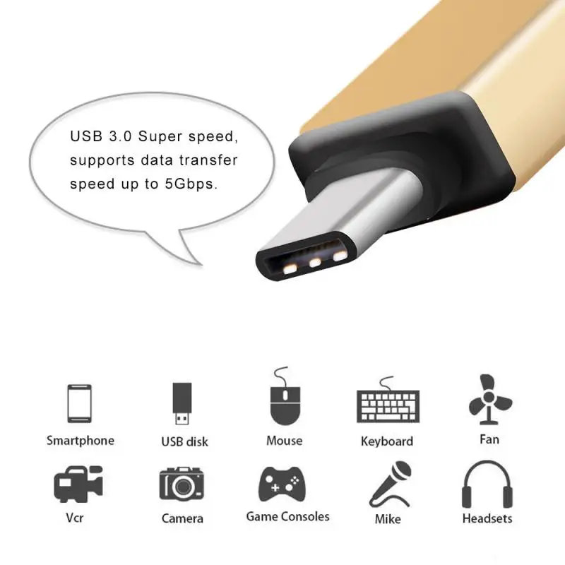 Type C Male Adapter to USB 3.0 A Female Converter OTG Function USB 3.0 OTG Data Sync Adapter for Macbook Huawei Xiaomi
Type C Male Adapter to USB 3.0 A Female Converter OTG Function USB 3.0 OTG Data Sync Adapter for Macbook Huawei Xiaomi
