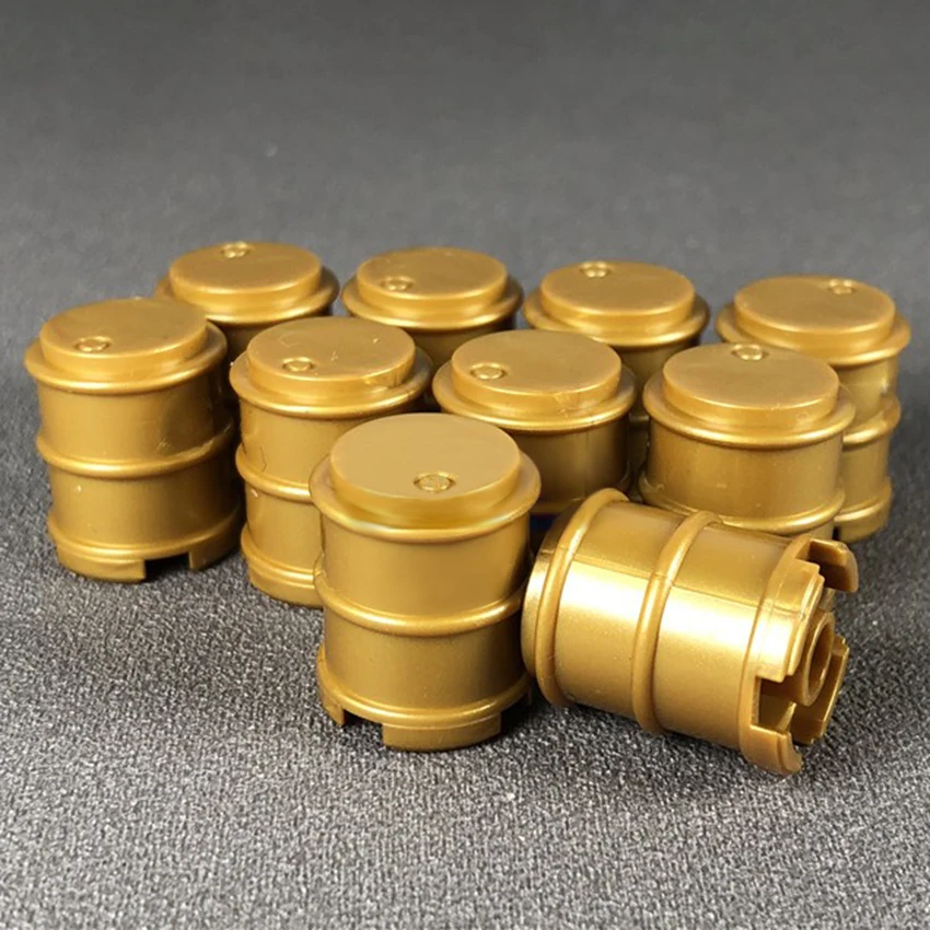 10Pcsset Legoingly Military Equipment Petrol Cans Bottles Building Blocks Bricks City MOC Accessories Parts Kits DIY Toys (2)