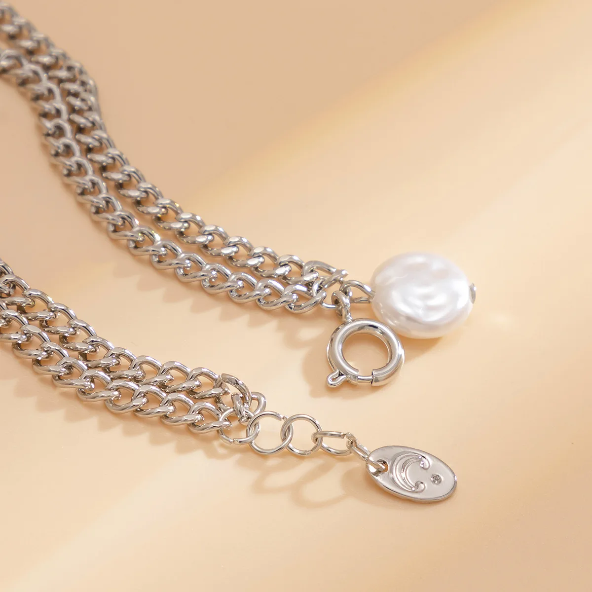 Bracelet à breloques en argent Sterling 925 pour femmes, chaîne épaisse, Vintage, Hip Hop 3