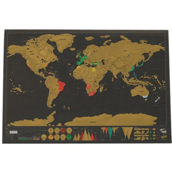 1Pcs School Office Supplies World Map Scratch Off Journal Personalized Travel Edition Deluxe Kraft Paper Map Travel Accessories
1Pcs School Office Supplies World Map Scratch Off Journal Personalized Travel Edition Deluxe Kraft Paper Map Travel Accessories