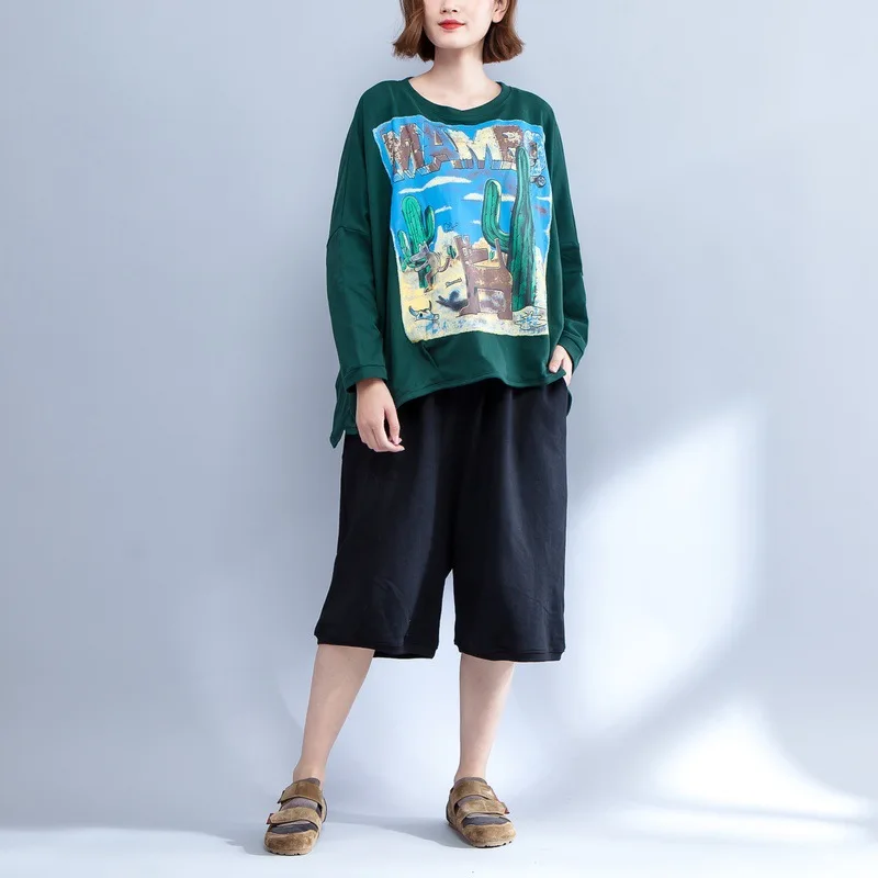 2019 Spring Autumn New Arrival Women Fashion Korea Style Cactus Cartoon Printing Round Neck Oversized Female Pullover Fleece
2019 Spring Autumn New Arrival Women Fashion Korea Style Cactus Cartoon Printing Round Neck Oversized Female Pullover Fleece