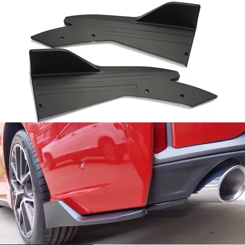 Universal Carbon Fiber Car Bumper Spoiler Rear Lip Angle Splitter Diffuser Winglet Wings Anti-crash modified Car Body Side Skirt 
Universal Carbon Fiber Car Bumper Spoiler Rear Lip Angle Splitter Diffuser Winglet Wings Anti-crash modified Car Body Side Skirt