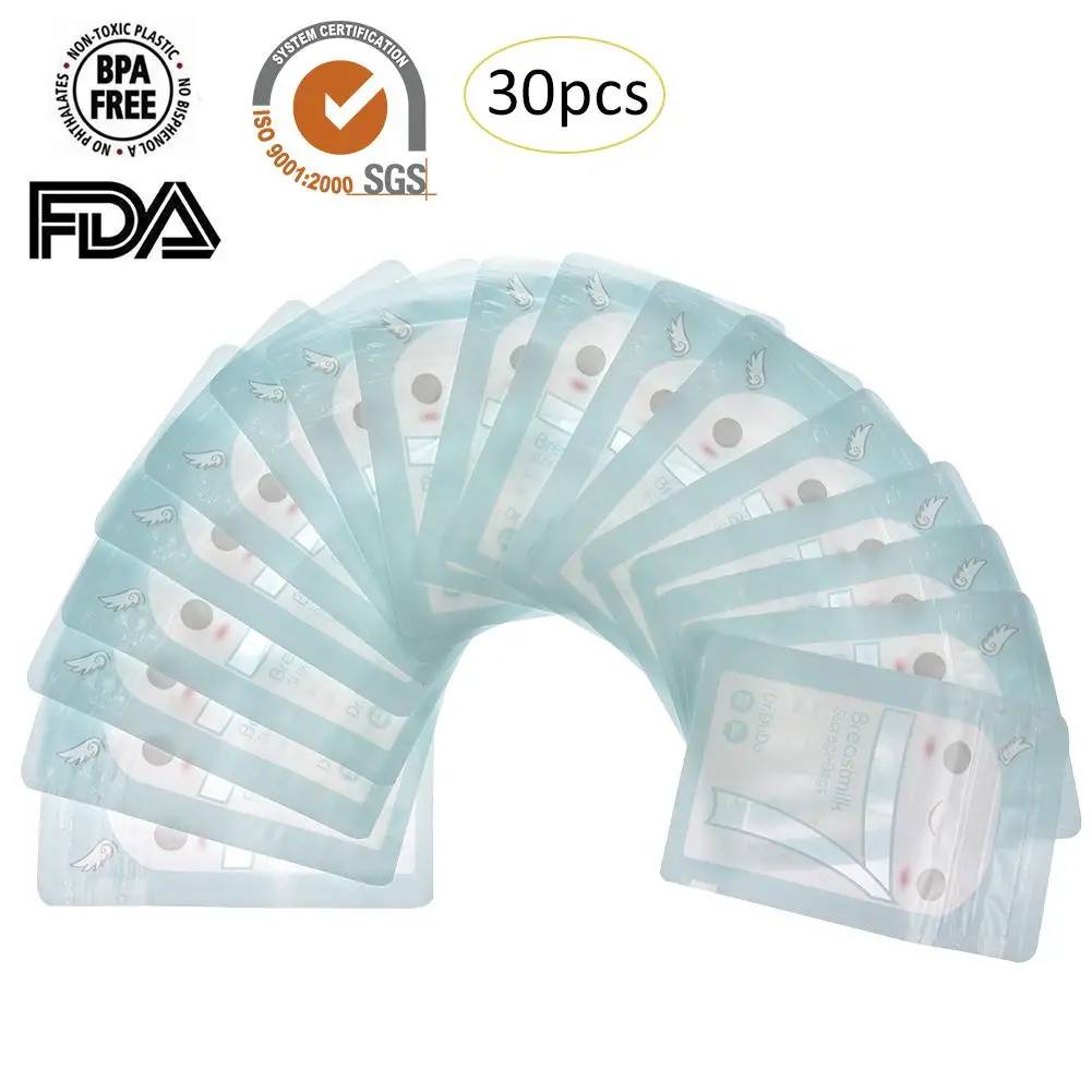 30Pcs / Lot Baby Breast Milk Storage Bag Liquid 120ml Safe Food Storage Bags One-time Use Breast Milk Freezer Bags
30Pcs / Lot Baby Breast Milk Storage Bag Liquid 120ml Safe Food Storage Bags One-time Use Breast Milk Freezer Bags