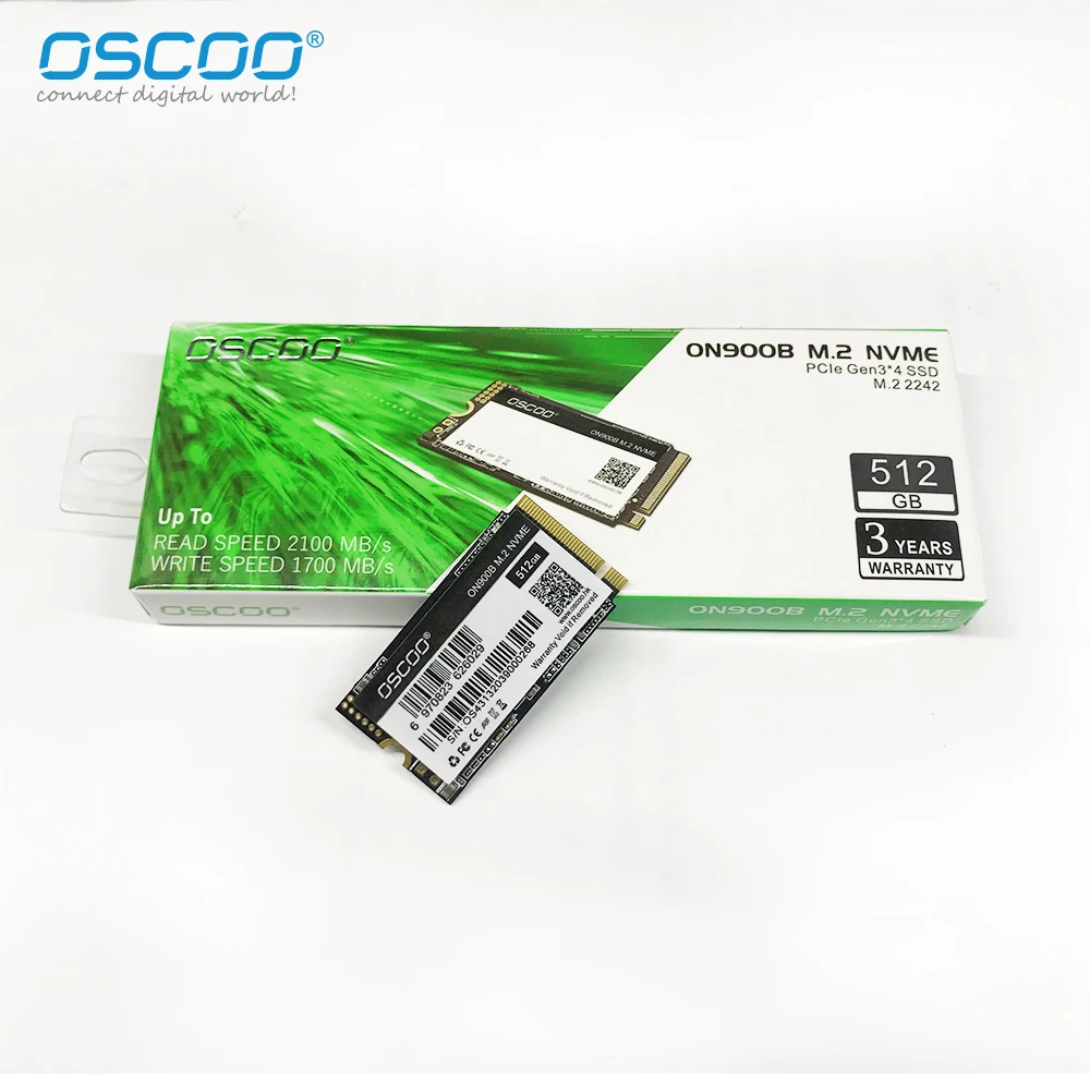 Твердотельный накопитель OSCOO M2 PCIe NVMe 3 0x4 M.2 SSD 256 ГБ 512 ТБ жесткий диск m.2 2242 для