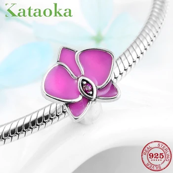 2019 High quality 925 Sterling Silver pink Enamel Phalaenopsis Stopper Beads Fit Original European Charm Bracelets DIY Jewelry
2019 High quality 925 Sterling Silver pink Enamel Phalaenopsis Stopper Beads Fit Original European Charm Bracelets DIY Jewelry