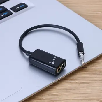 Mini 3.5mm Male to Dual Female Audio Stereo Headset Mic Splitter Adater Cable for Smart Phone MP3 Computer CD Stereo 
Mini 3.5mm Male to Dual Female Audio Stereo Headset Mic Splitter Adater Cable for Smart Phone MP3 Computer CD Stereo