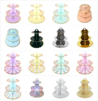 3-Layer Cupcake Stand Round Cardboard Cupcake Holder Foldable Baby Showers Birthday Wedding Party Decor Dessert Table Supplies
3-Layer Cupcake Stand Round Cardboard Cupcake Holder Foldable Baby Showers Birthday Wedding Party Decor Dessert Table Supplies