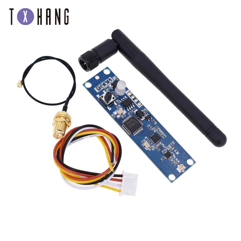 2.4Ghz Wireless DMX512 Transmitter PCB Module Board with Antenna LED Controller Wifi Receiver
2.4Ghz Wireless DMX512 Transmitter PCB Module Board with Antenna LED Controller Wifi Receiver