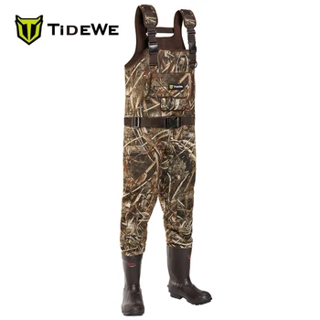 TideWe Hunting Fishing Chest Waders for Men Women Realtree MAX5 Camo with 600G Insulation Waterproof Cleated Neoprene Bootfoot
TideWe Hunting Fishing Chest Waders for Men Women Realtree MAX5 Camo with 600G Insulation Waterproof Cleated Neoprene Bootfoot