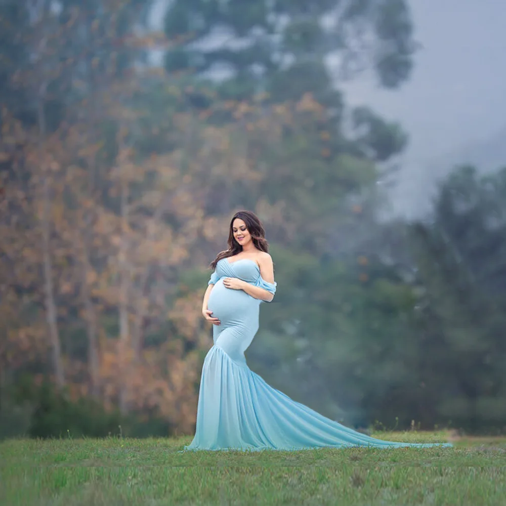 Sexy Long Maternity Photography Props Dresses Tulle Perspective Pregnancy Dress Mesh Blue For Pregnant Women Photo Shooting
Sexy Long Maternity Photography Props Dresses Tulle Perspective Pregnancy Dress Mesh Blue For Pregnant Women Photo Shooting