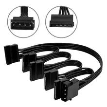 SATA 15-Pin Power Adapter Chia DIY Molex 4pin IDE 1 to 5 SATA 15Pin Hard Drive Power Supply Splitter Cable Cord 
SATA 15-Pin Power Adapter Chia DIY Molex 4pin IDE 1 to 5 SATA 15Pin Hard Drive Power Supply Splitter Cable Cord