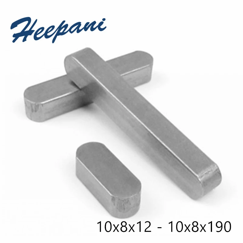 10pcs GB1096 Flat Key Fillet A Type 10x8x12 - 10x8x190 Carbon Steel Shaft Parallel Keys Square Key Fillet Pins Drive Key
10pcs GB1096 Flat Key Fillet A Type 10x8x12 - 10x8x190 Carbon Steel Shaft Parallel Keys Square Key Fillet Pins Drive Key