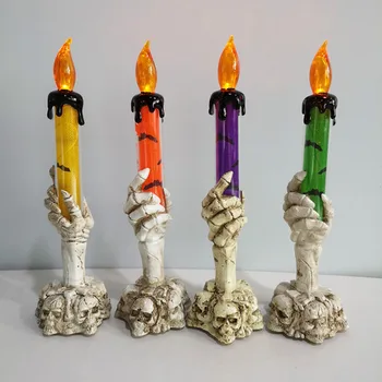 New Halloween LED Flash Illuminate Ghost Hand Candle Light Bar Ghost Festival Product Decoration Props Light Simulation Candle
New Halloween LED Flash Illuminate Ghost Hand Candle Light Bar Ghost Festival Product Decoration Props Light Simulation Candle