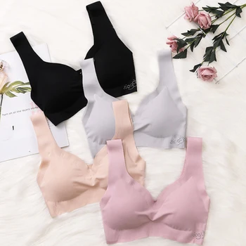 Seamless Fitness Women Underwear Cooling Gathers Shock-proof Thin Pad Push Up Bra Female Intimate Modis Breathable Lingerie
Seamless Fitness Women Underwear Cooling Gathers Shock-proof Thin Pad Push Up Bra Female Intimate Modis Breathable Lingerie