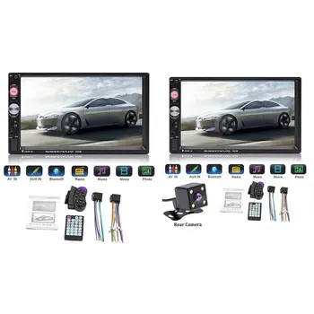 7" Portable Double 2 Car Stereo Audio Bluetooth Touch MP5 Player USB FM Radio Receiver
7" Portable Double 2 Car Stereo Audio Bluetooth Touch MP5 Player USB FM Radio Receiver