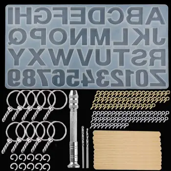 1 Set Crystal Epoxy Resin Mold Alphabet Letter Number Pendants Casting Silicone Mould DIY Crafts Jewelry Making Tools
1 Set Crystal Epoxy Resin Mold Alphabet Letter Number Pendants Casting Silicone Mould DIY Crafts Jewelry Making Tools