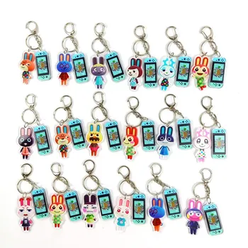 New Switch Game Machine Keychain Crossing Animal Keychains PVC Acrylic Drops Glue Bag Pendant Keyring Jewelry Gift Accessories
New Switch Game Machine Keychain Crossing Animal Keychains PVC Acrylic Drops Glue Bag Pendant Keyring Jewelry Gift Accessories