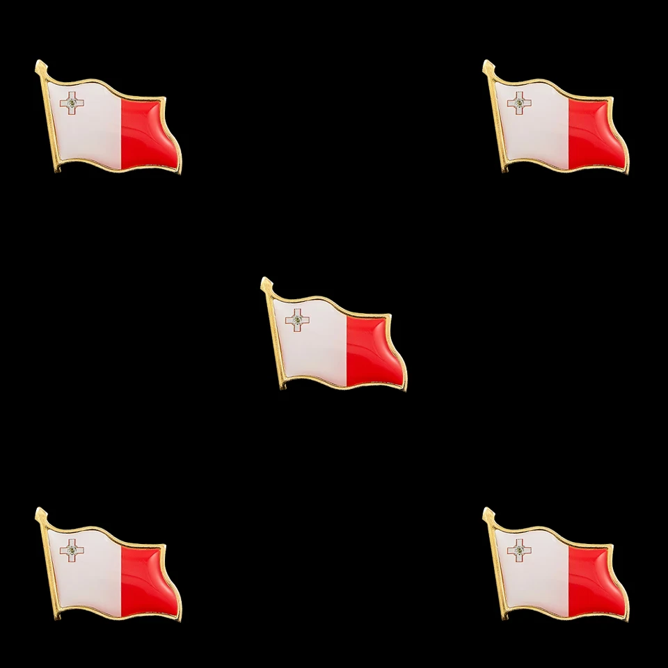 5PCS Malta Republic Country Flag Badge Patriotism Pins W/ Butterfly Clip Collar Pin
5PCS Malta Republic Country Flag Badge Patriotism Pins W/ Butterfly Clip Collar Pin