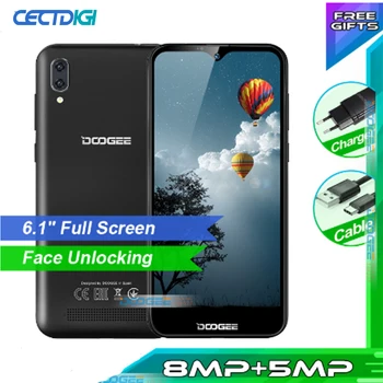 Doogee X90 Android 8.1 Mobile Phone 1GB RAM 16GB ROM 3400mAh 6.1" HD Waterdrop Screen MT6580A/WA Quad-Core Face ID Smartphone
Doogee X90 Android 8.1 Mobile Phone 1GB RAM 16GB ROM 3400mAh 6.1" HD Waterdrop Screen MT6580A/WA Quad-Core Face ID Smartphone