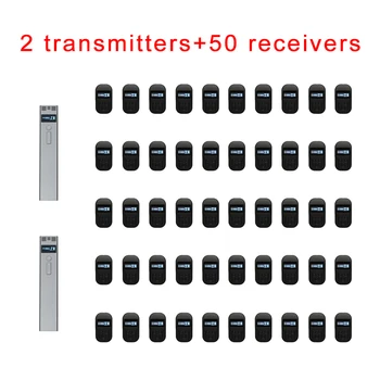 Wireless Tour Guide System ( 2 handheld Transmitter + 50 Receivers + Charger Box ) / Whisper Audio Guide device / Equipment
Wireless Tour Guide System ( 2 handheld Transmitter + 50 Receivers + Charger Box ) / Whisper Audio Guide device / Equipment