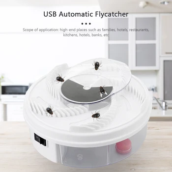 Electric Fly Trap Anti Fly Killer Traps Automatic Flycatcher Device Insect Pest Reject Control Catcher Fly Trap Catching USB
Electric Fly Trap Anti Fly Killer Traps Automatic Flycatcher Device Insect Pest Reject Control Catcher Fly Trap Catching USB
