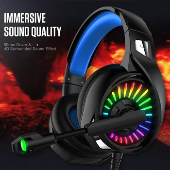 High Quality on ear Headset Gamer Stereo Deep Bass Gaming Headphones Earphone With Microphone for Computer PC Laptop Notebook
High Quality on ear Headset Gamer Stereo Deep Bass Gaming Headphones Earphone With Microphone for Computer PC Laptop Notebook