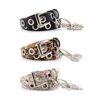 European and American Rock Ring Chain Air Eye Belt Women's Fashion Punk Style Eyelet Pants Belt 3
European and American Rock Ring Chain Air Eye Belt Women's Fashion Punk Style Eyelet Pants Belt 3