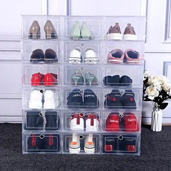 Shoebox Organizer Drawer Plastic Transparent Multifunctional Stackable Storage Shoe Box Save Space Dustproof Household Container
Shoebox Organizer Drawer Plastic Transparent Multifunctional Stackable Storage Shoe Box Save Space Dustproof Household Container