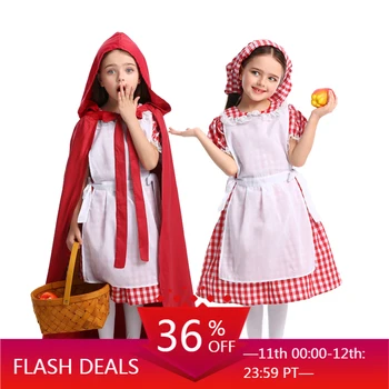 Kids Little Red Riding Hood Costume Parent-Child Fairy Tale Drama Performance Costume Children Christmas Halloween Costume
Kids Little Red Riding Hood Costume Parent-Child Fairy Tale Drama Performance Costume Children Christmas Halloween Costume