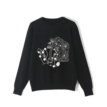 Autumn and Winter Clothes Women Long Sleeve Peacock Embroidery Sweater Christmas Knitted Pullover Tops Outerwear TA1070
Autumn and Winter Clothes Women Long Sleeve Peacock Embroidery Sweater Christmas Knitted Pullover Tops Outerwear TA1070
