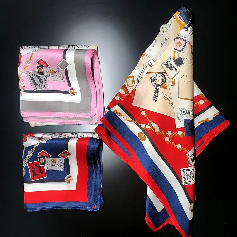 Personality Women Scarf Sauqre Scarf Korea Style Easy Match Animal Pattern 53cm Luxury 100% Silk Scarves Hijab Scarf Headwear
Personality Women Scarf Sauqre Scarf Korea Style Easy Match Animal Pattern 53cm Luxury 100% Silk Scarves Hijab Scarf Headwear