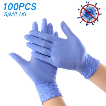 100 pcs Disposable Exam Nitrile Gloves for Examination Food Kitchen Cleaning Home Protective Gloves 50pcs
100 pcs Disposable Exam Nitrile Gloves for Examination Food Kitchen Cleaning Home Protective Gloves 50pcs