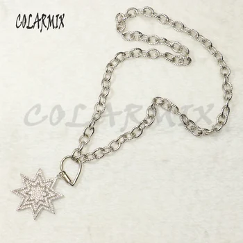3Pcs Star pendants necklace retro accessories Star pendants necklace big link chain necklace for women 50356 
3Pcs Star pendants necklace retro accessories Star pendants necklace big link chain necklace for women 50356