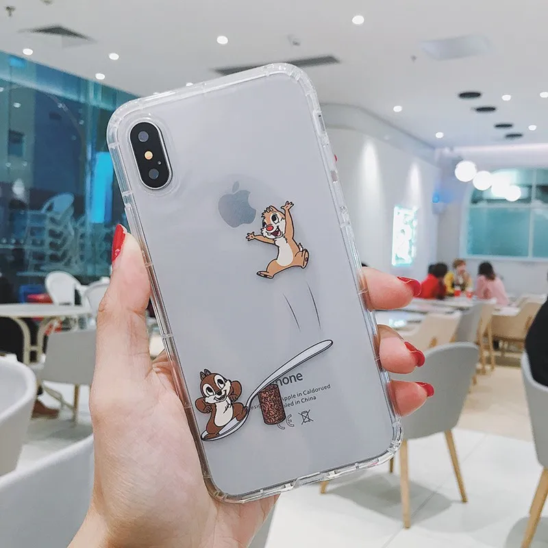 Cartoon Chip Dale Squirrel Transparent Phone Case for iphone 11 Pro 7 8 6 s plus X XS Max Xr Cute Game Soft Clear Coque Cover
Cartoon Chip Dale Squirrel Transparent Phone Case for iphone 11 Pro 7 8 6 s plus X XS Max Xr Cute Game Soft Clear Coque Cover