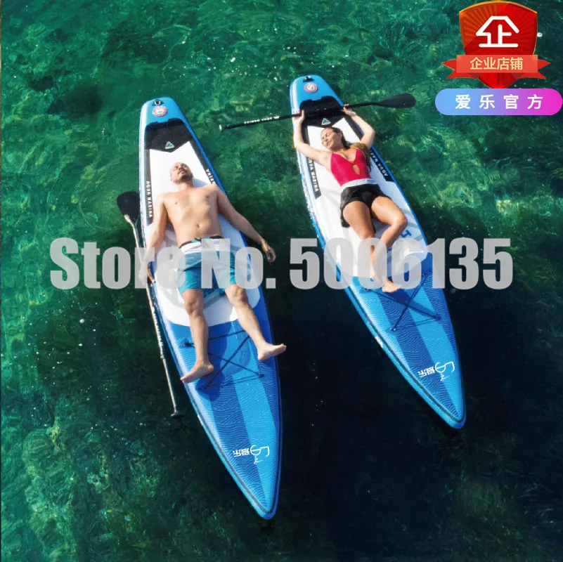 

305*76*15cm PVC Portable Surfboard Inflatable Stand Up Adult Anti-slip Paddle Board Portable Easy to Store, Good stability