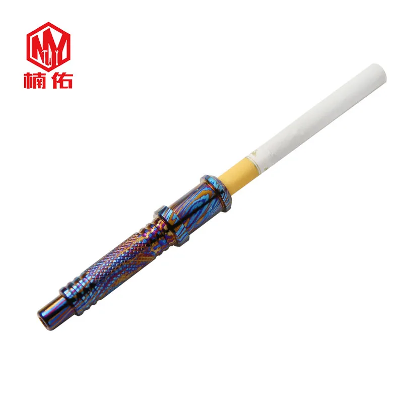 1PC EDC Titanium Damascus Titanium Alloy Cigarette Holder Filter Triple Circulation Filter Metal Cigarette Holder Limited Sale
1PC EDC Titanium Damascus Titanium Alloy Cigarette Holder Filter Triple Circulation Filter Metal Cigarette Holder Limited Sale