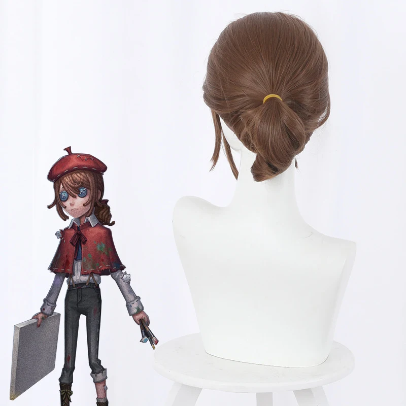 Ktip Up Cosplay Wig Game Identity V Brown Short Ponytail Heat Resistant Synthetic Hair Halloween Party Costume Wigs 13 Ktip Up Cosplay Wig Game Identity V Brown Short Ponytail Heat Resistant Synthetic Hair Halloween Party Costume Wigs -Zentai shop online H45bb7b6fdea04f11b0dd8d2b878a20edD.jpg