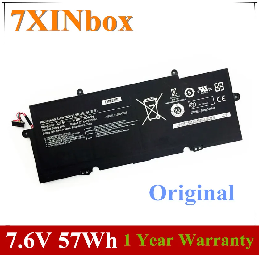 

7XINbox 7.6V 57Wh AA-PBWN4AB Laptop Battery For Samsung 540U4E NP540U4 NP540U4E 530U4E NP530U4 NP530U4E NT530U4 NT530U4E
