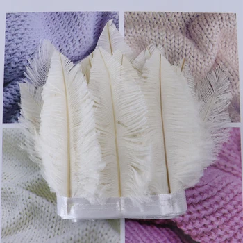 Whole Ostrich Feathers Trim 8-10cm White Feathers On Ribbon Fringe for Dress Clothing Sewing Decoration plume crafts 1METER
Whole Ostrich Feathers Trim 8-10cm White Feathers On Ribbon Fringe for Dress Clothing Sewing Decoration plume crafts 1METER