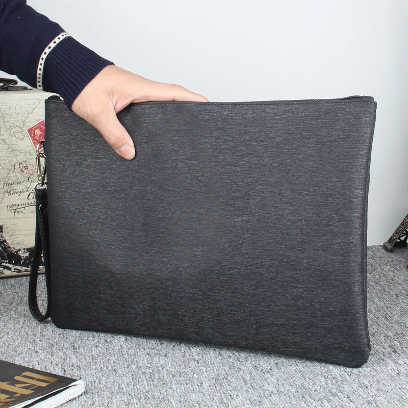 Large capacity handbag men's leisure trend A4 file grab bag |