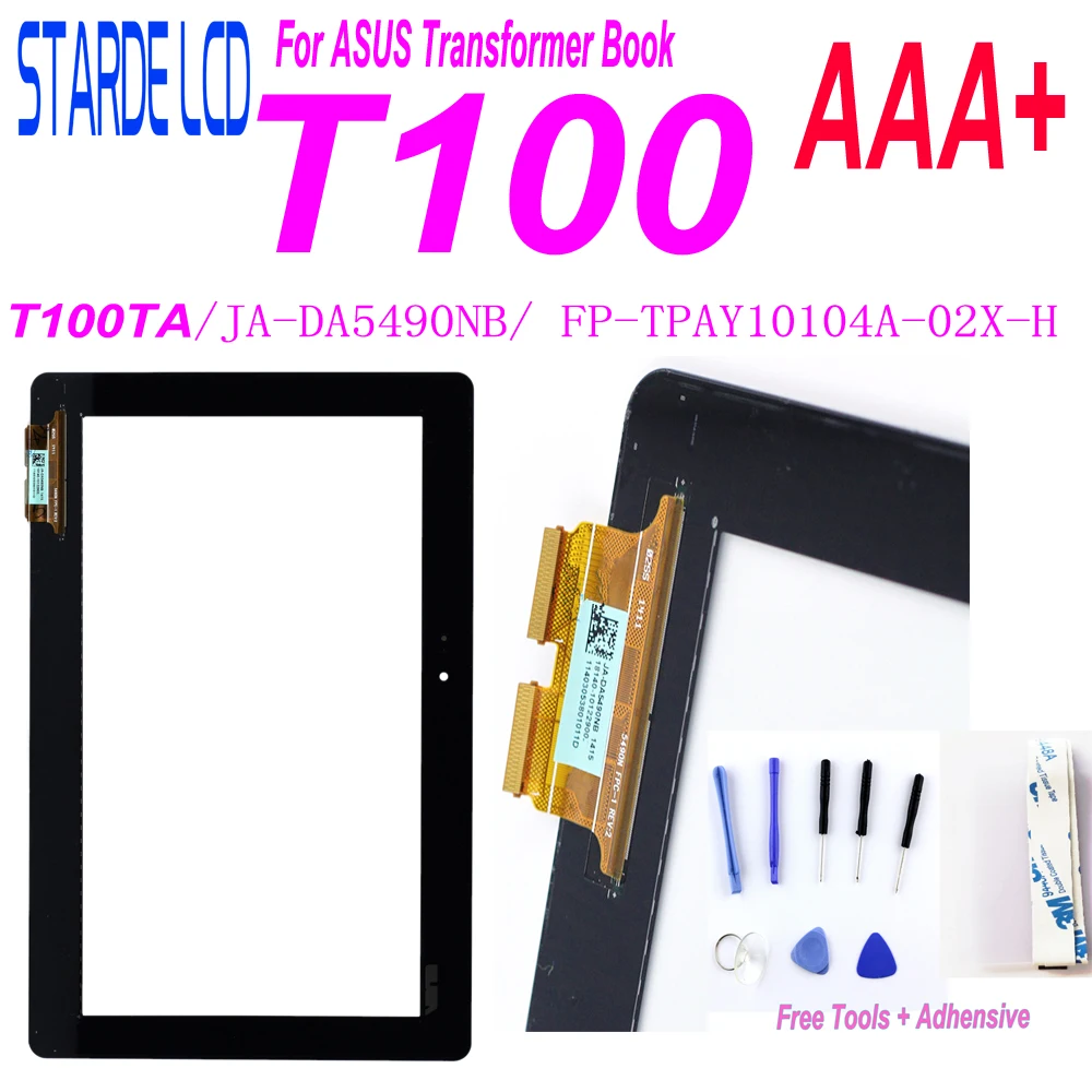 

Starde 10.1" For ASUS Transformer Book T100 T100TA Touch Screen Digitizer Sensor Tablet PC Parts FP-TPAY10104A-02X-H JA-DA5490NB